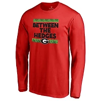 Men's Red Georgia Bulldogs Team Hometown Collection Long Sleeve T-Shirt