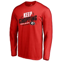 Men's Red Georgia Bulldogs Hometown Collection Long Sleeve T-Shirt