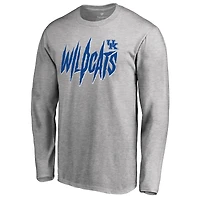 Men's Heathered Gray Kentucky Wildcats Hometown Collection Long Sleeve T-Shirt