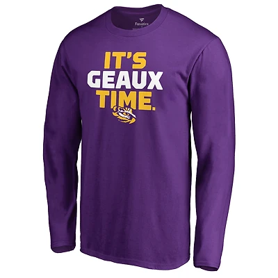 Men's Purple LSU Tigers Hometown Collection Long Sleeve T-Shirt