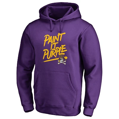 Men's Purple ECU Pirates Hometown Collection Pullover Hoodie