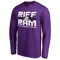 Men's Purple TCU Horned Frogs Hometown Collection Riff Ram Long Sleeve T-Shirt