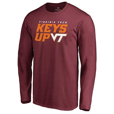 Men's Maroon Virginia Tech Hokies Hometown Collection Long Sleeve T-Shirt