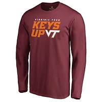 Men's Maroon Virginia Tech Hokies Hometown Collection Long Sleeve T-Shirt