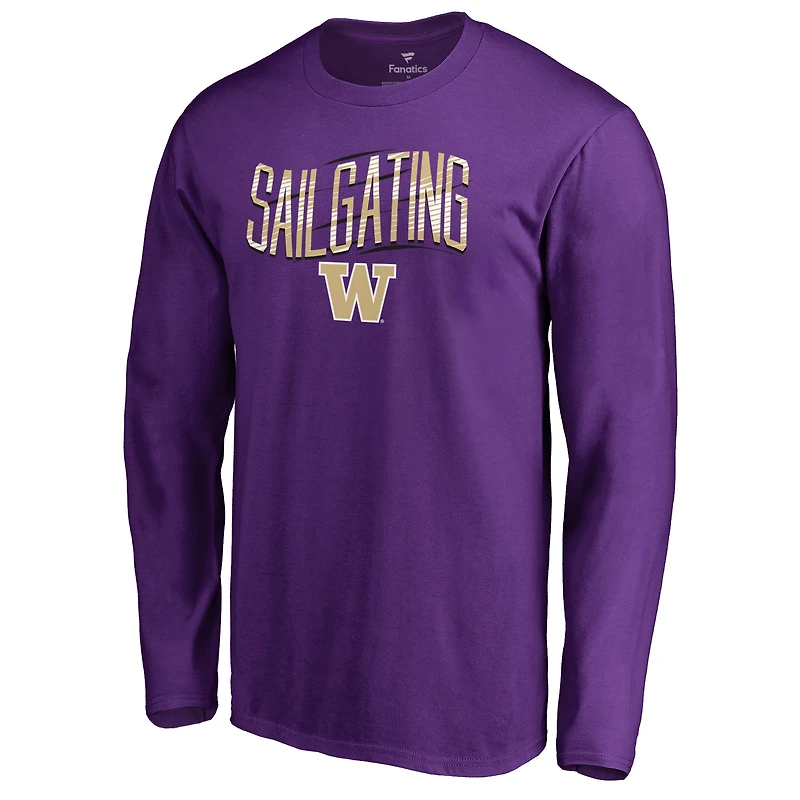 Men's Purple Washington Huskies Team Hometown Collection Long Sleeve T-Shirt