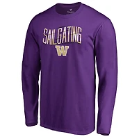 Men's Purple Washington Huskies Team Hometown Collection Long Sleeve T-Shirt