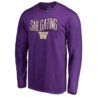 Men's Purple Washington Huskies Team Hometown Collection Long Sleeve T-Shirt