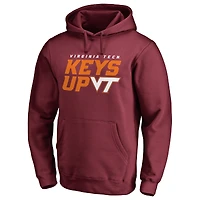 Men's Maroon Virginia Tech Hokies Hometown Collection Pullover Hoodie