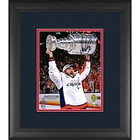 Alex Ovechkin Washington Capitals 2018 Stanley Cup Champions Framed Autographed 8" x 10" Raising Cup Photograph