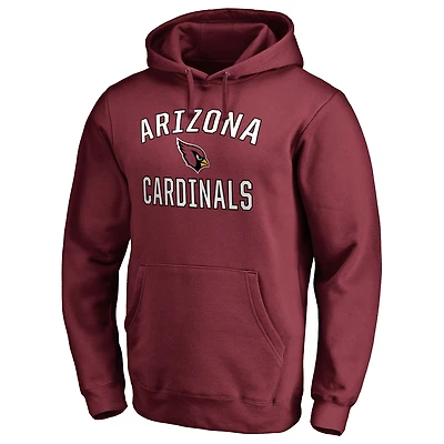 Men's Cardinal Arizona Cardinals Victory Arch Pullover Hoodie