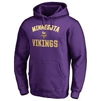 Men's Purple Minnesota Vikings Victory Arch Pullover Hoodie