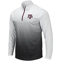 Men's Colosseum Gray Texas A&M Aggies Magic Team Logo Quarter-Zip Jacket
