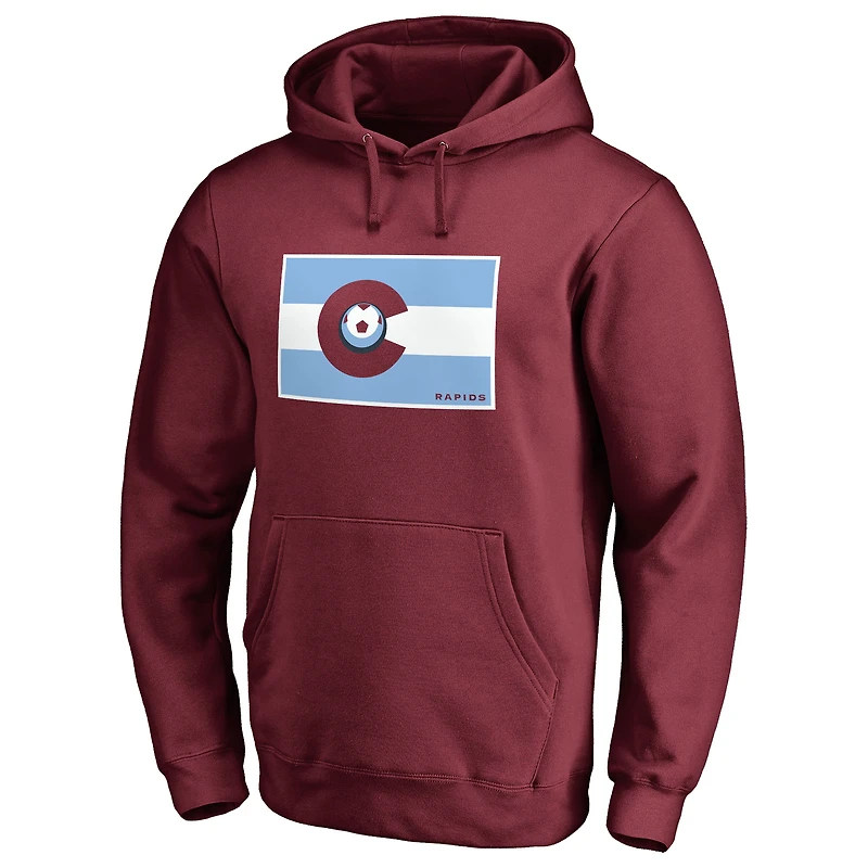 Men's Burgundy Colorado Rapids Hometown Collection Pullover Hoodie
