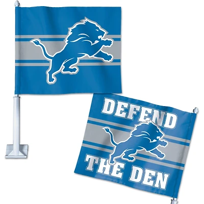 WinCraft Detroit Lions Double-Sided Slogan Car Flag
