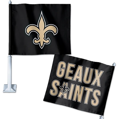WinCraft New Orleans Saints Double-Sided Slogan Car Flag