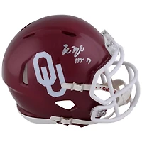 Baker Mayfield Oklahoma Sooners Autographed Riddell Speed Mini Helmet with ''HT 17'' Inscription