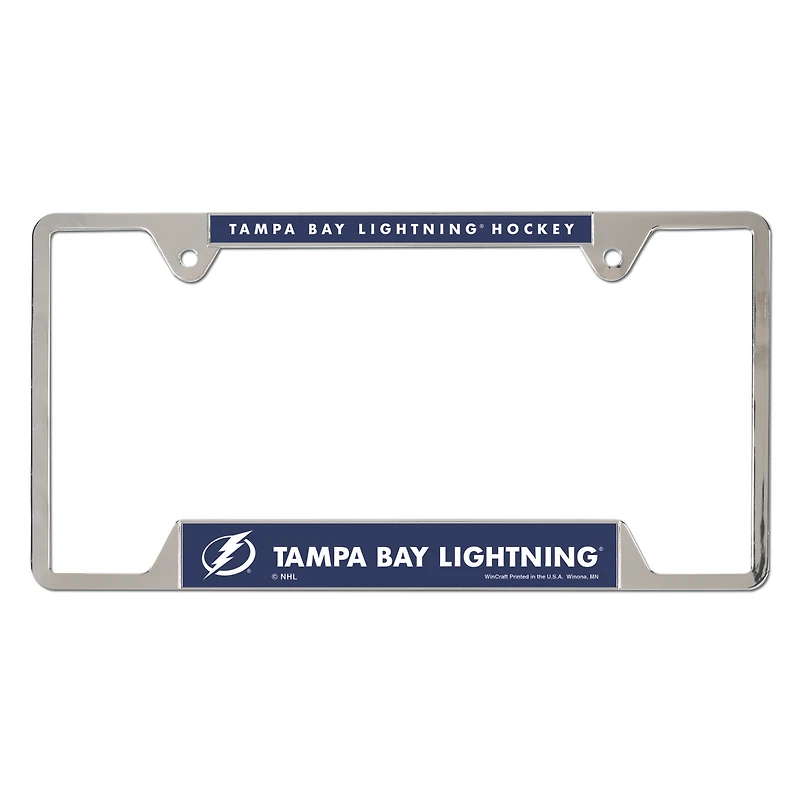 WinCraft Tampa Bay Lightning Team Logo Metal License Plate Frame