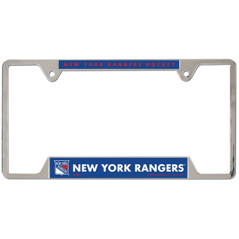 WinCraft New York Rangers Team Logo Metal License Plate Frame