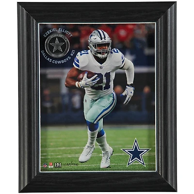 Highland Mint Dallas Cowboys Ezekiel Elliott 10" x 12" Elite Series Player Photo Mint