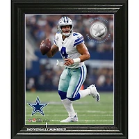 Highland Mint Dallas Cowboys Dak Prescott 10" x 12" Elite Series Player Photo Mint