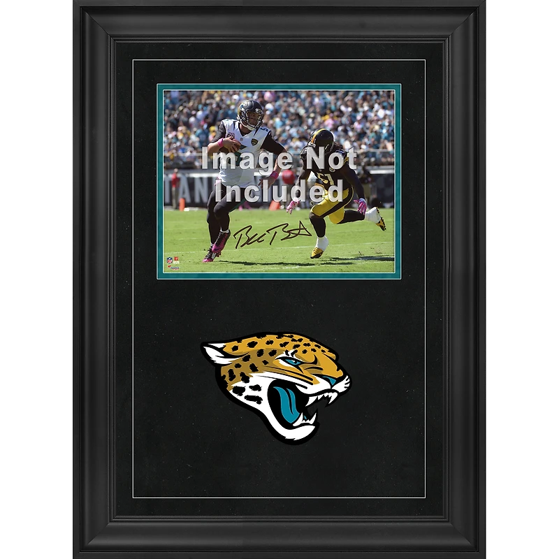 Jacksonville Jaguars 8'' x 10'' Deluxe Horizontal Photograph Frame with Team Logo