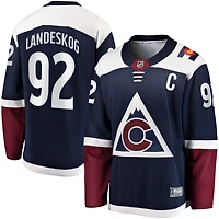 Men's Fanatics Gabriel Landeskog Navy Colorado Avalanche  Breakaway Jersey