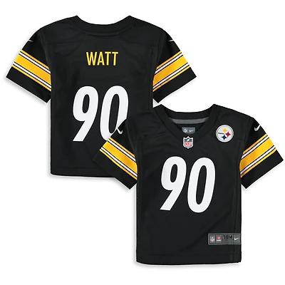 Infant Nike T.J. Watt Black Pittsburgh Steelers Team  Player Game Jersey