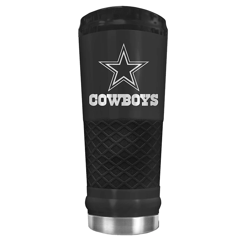 Black Dallas Cowboys 24oz Stealth Matte Tumbler