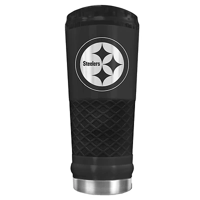 Black Pittsburgh Steelers 24oz Stealth Matte Tumbler