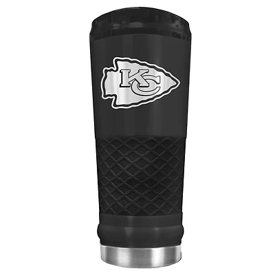 Black Kansas City Chiefs 24oz Stealth Matte Tumbler
