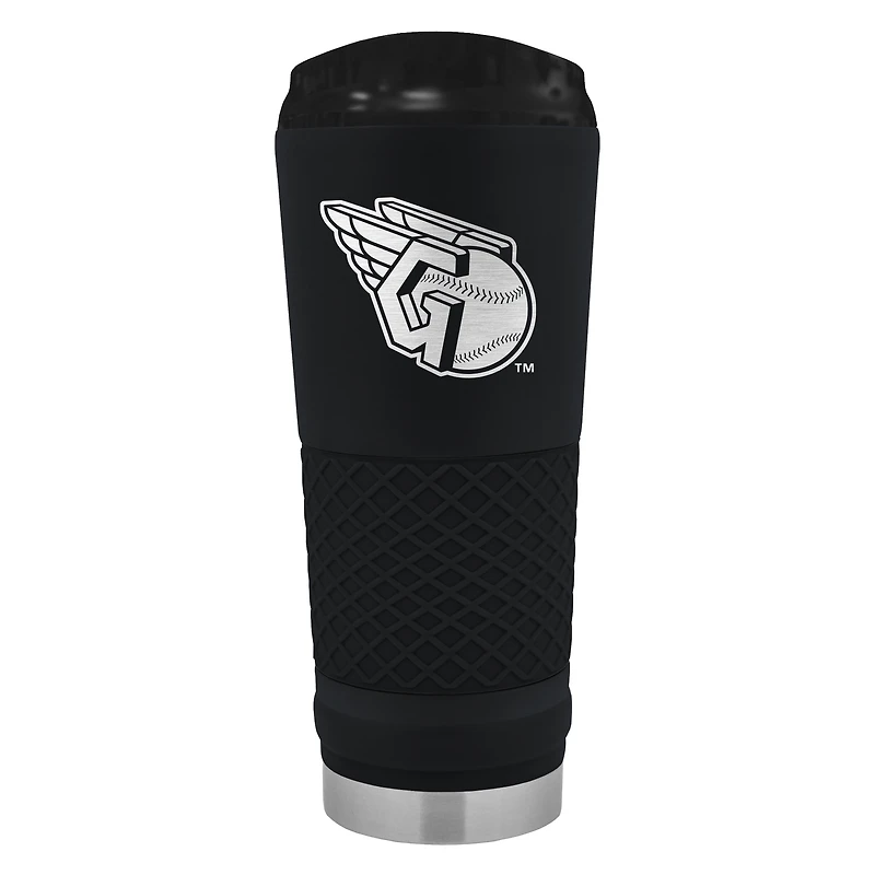 Black Cleveland Indians Stealth Matte 24oz Tumbler