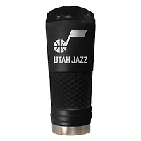 Black Utah Jazz Stealth Matte 24oz Tumbler