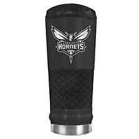 Black Charlotte Hornets Stealth Matte 24oz Tumbler