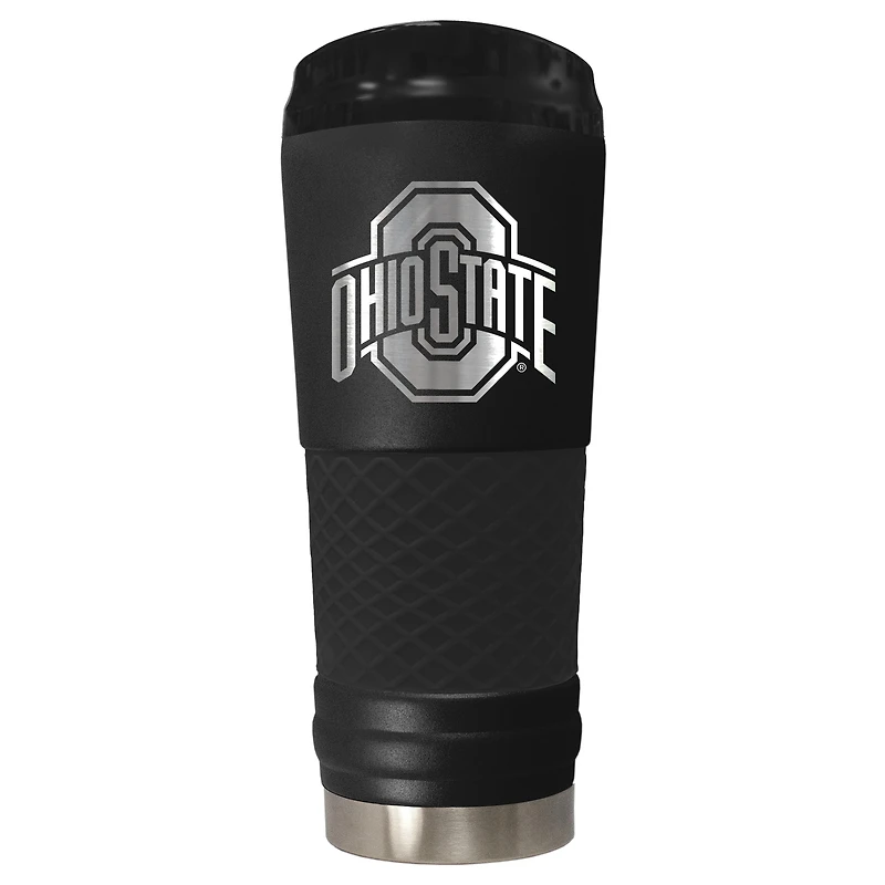 Black Ohio State Buckeyes Stealth Matte 24oz Tumbler