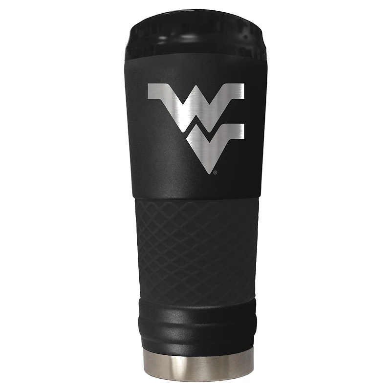 Black West Virginia Mountaineers Stealth Matte 24oz Tumbler