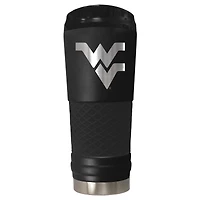 Black West Virginia Mountaineers Stealth Matte 24oz Tumbler