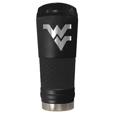 Black West Virginia Mountaineers Stealth Matte 24oz Tumbler