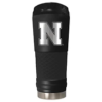 Black Nebraska Huskers Stealth Matte 24oz Tumbler