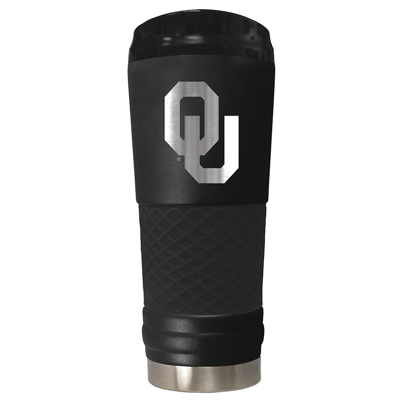 Black Oklahoma Sooners Stealth Matte 24oz Tumbler