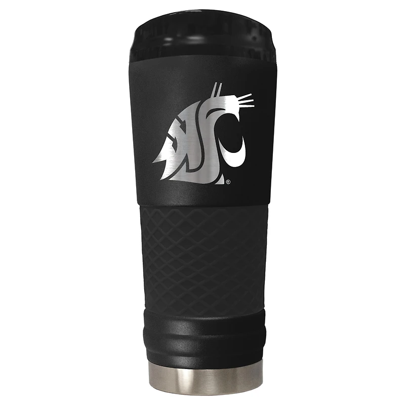 Black Washington State Cougars Stealth Matte 24oz Tumbler