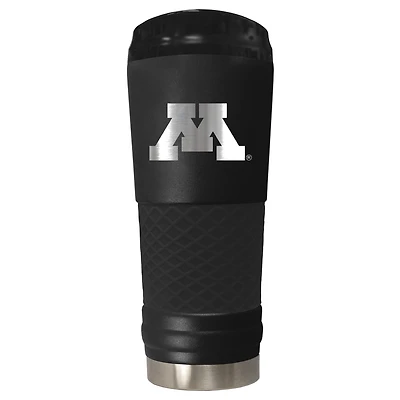 Black Minnesota Golden Gophers Stealth Matte 24oz Tumbler