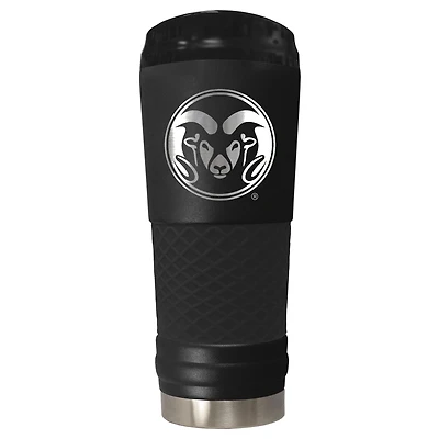 Black Colorado State Rams Stealth Matte 24oz Tumbler