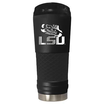 Black LSU Tigers Stealth Matte 24oz Tumbler