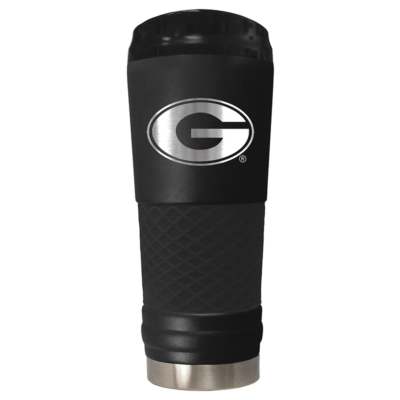 Black Georgia Bulldogs Stealth Matte 24oz Tumbler