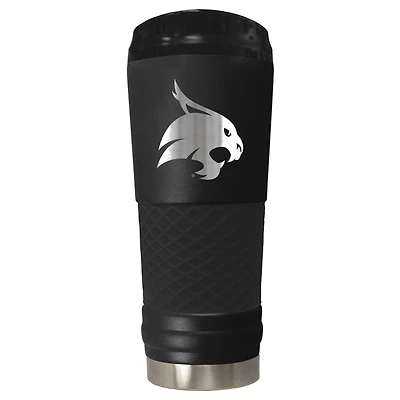 Black Texas State Bobcats Stealth Matte 24oz Tumbler