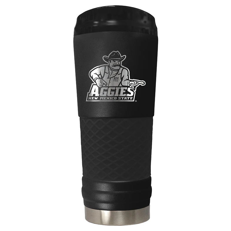 Black New Mexico State Aggies Stealth Matte 24oz Tumbler