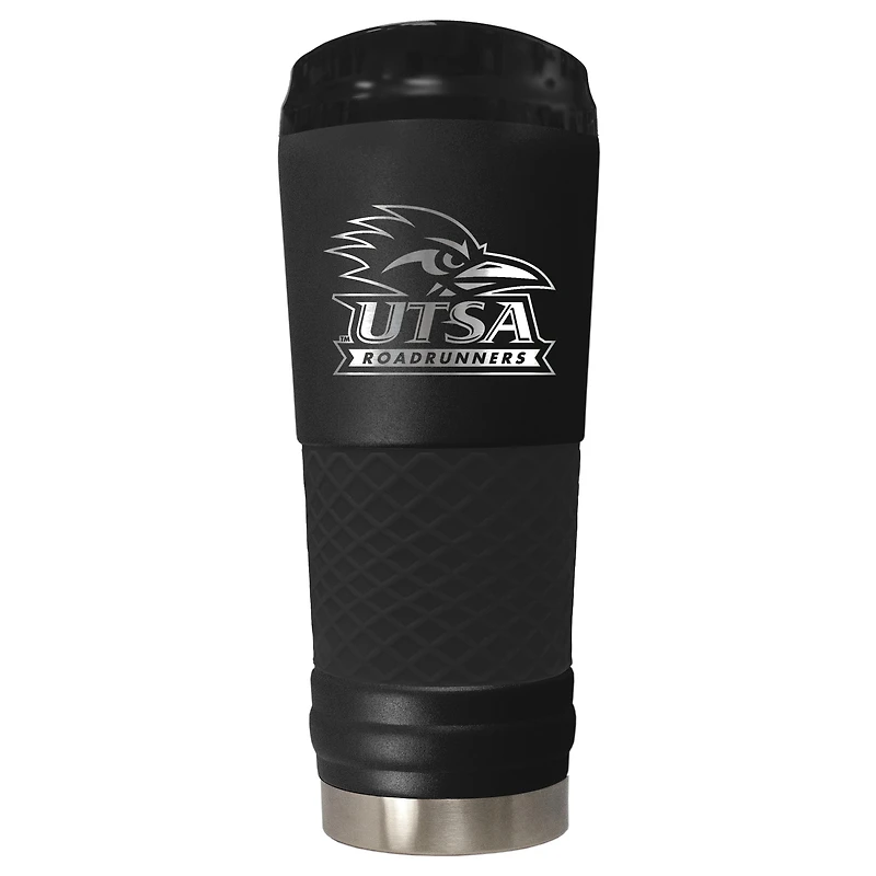 Black UTSA Roadrunners Stealth Matte 24oz Tumbler