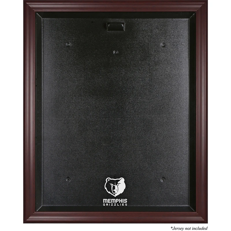 Memphis Grizzlies Framed Mahogany Team Logo Jersey Display Case