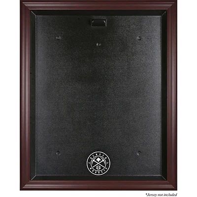 Denver Nuggets Framed Mahogany Team Logo Jersey Display Case