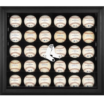Boston Red Sox (2009 - Present) Logo Black Framed 30-Ball Display Case